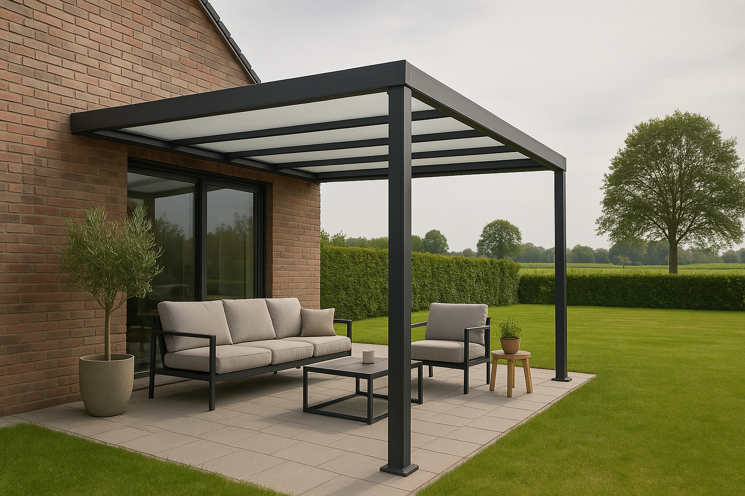 Foto bij Maak van je tuin een tweede woonkamer met een terrasoverkapping
